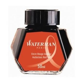 Atrament Waterman w butelce 50ml - Czerwony